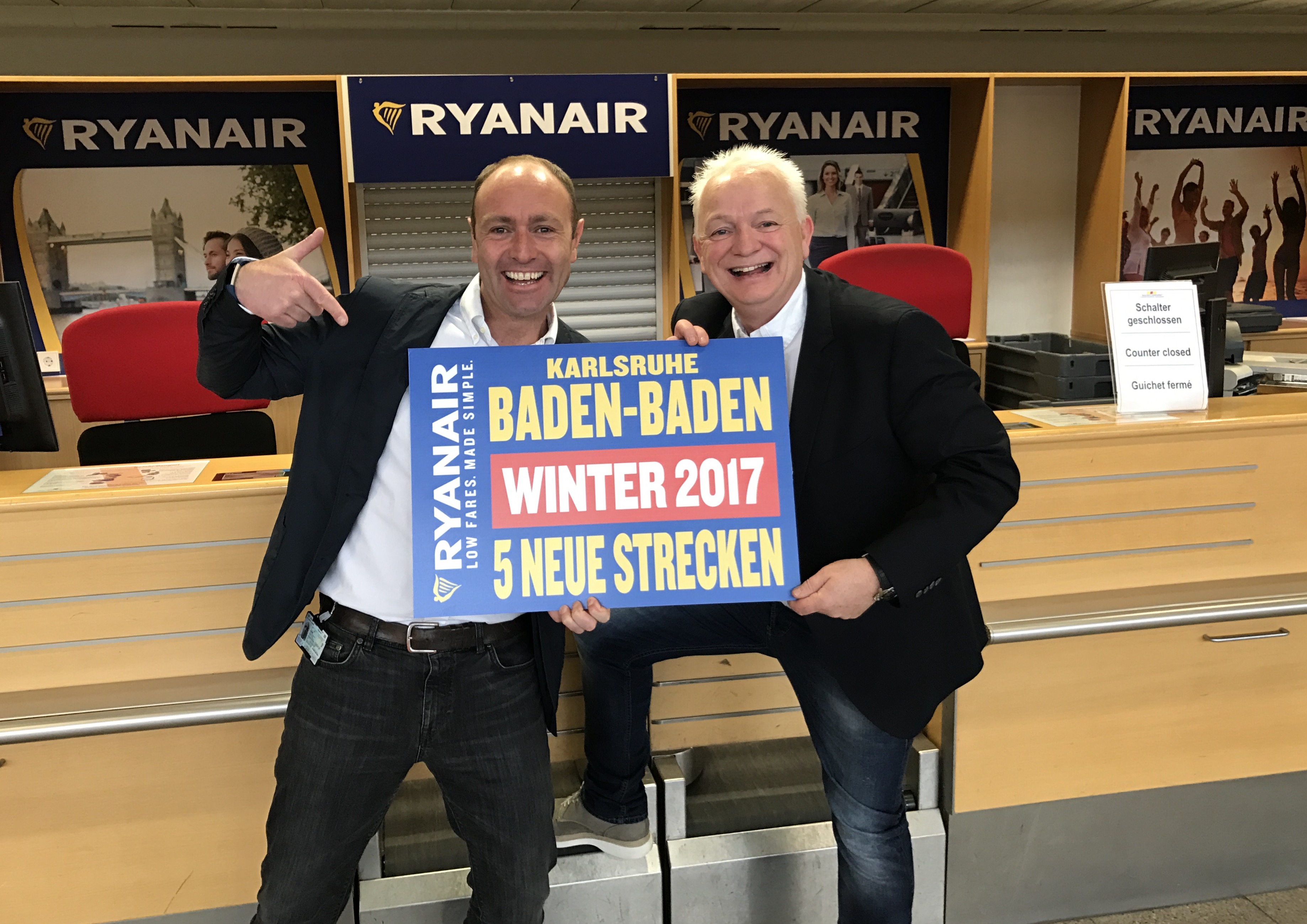 Ryanair Stellt Rekord-Winterflugplan 2017/2018 Für Baden-Baden Vor