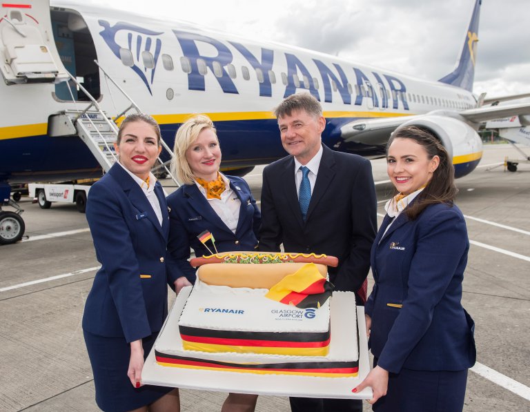 Ryanair’s New GlasgowFrankfurt Service Takes Off Ryanair's Corporate