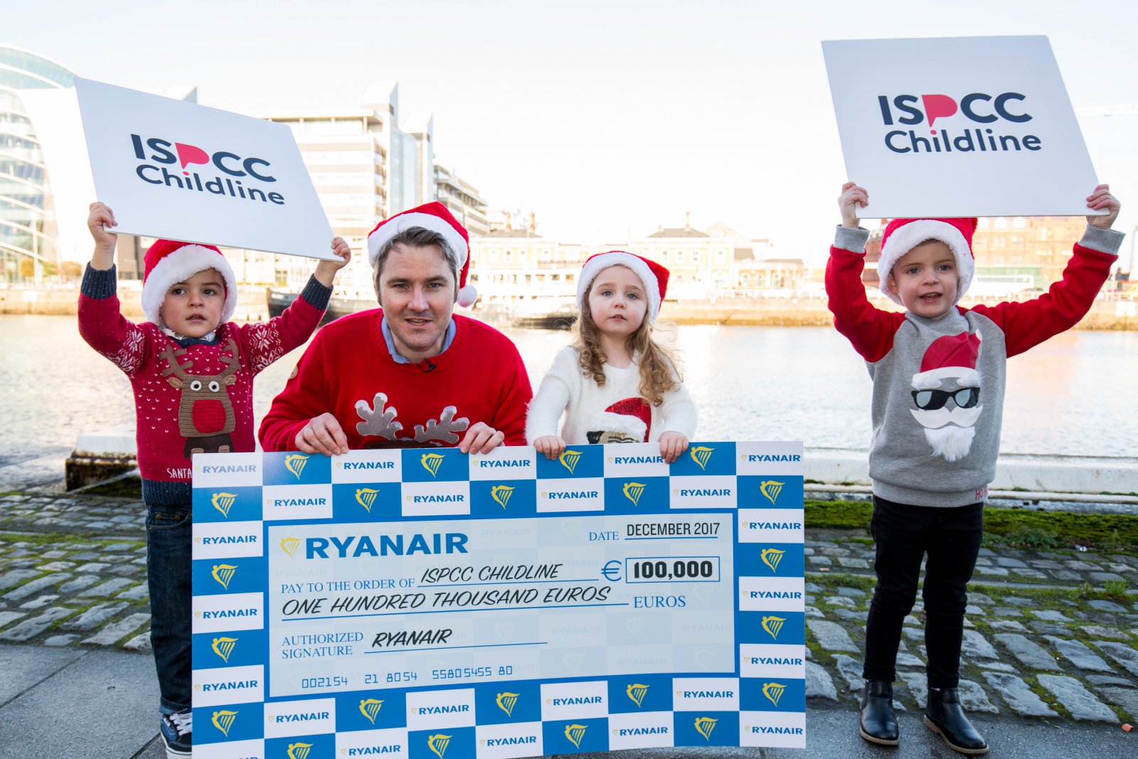 Ryanair Donates €100,000 To ISPCC Childline Ryanair's Corporate site