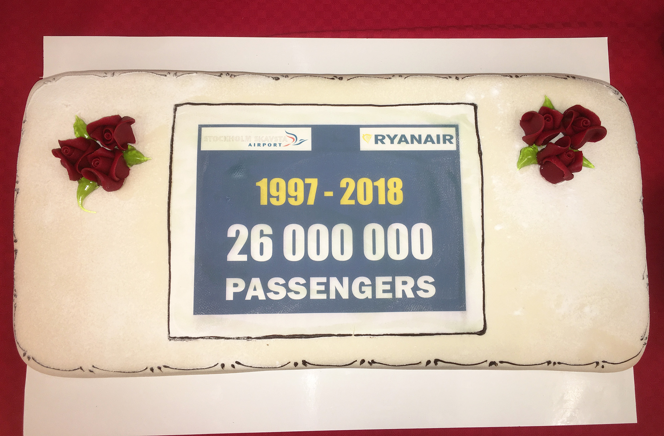 Ryanair Celebrates Carrying 26m Customers To/From Stockholm-Skavsta With Massive 95 Sek Seat Sale