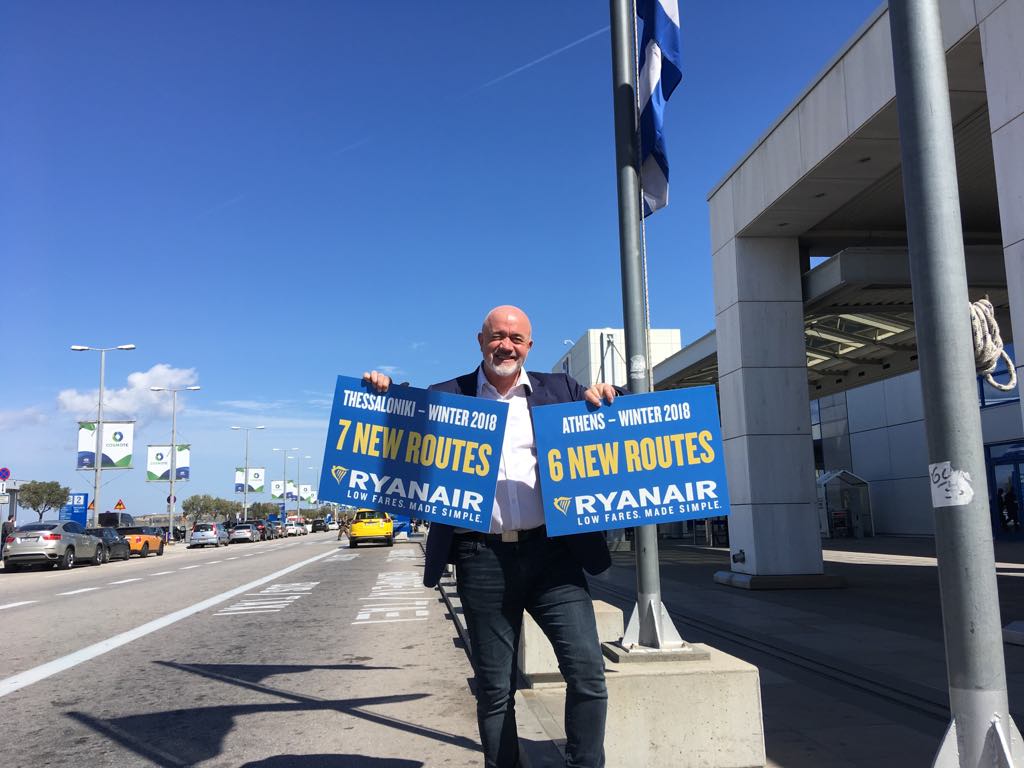 Η Ryanair Ανακοινωνει 13 Νεα Δρομολογια Απο Αθηνα & Θεσσαλονικη Για Τον Χειμωνα Του 2018