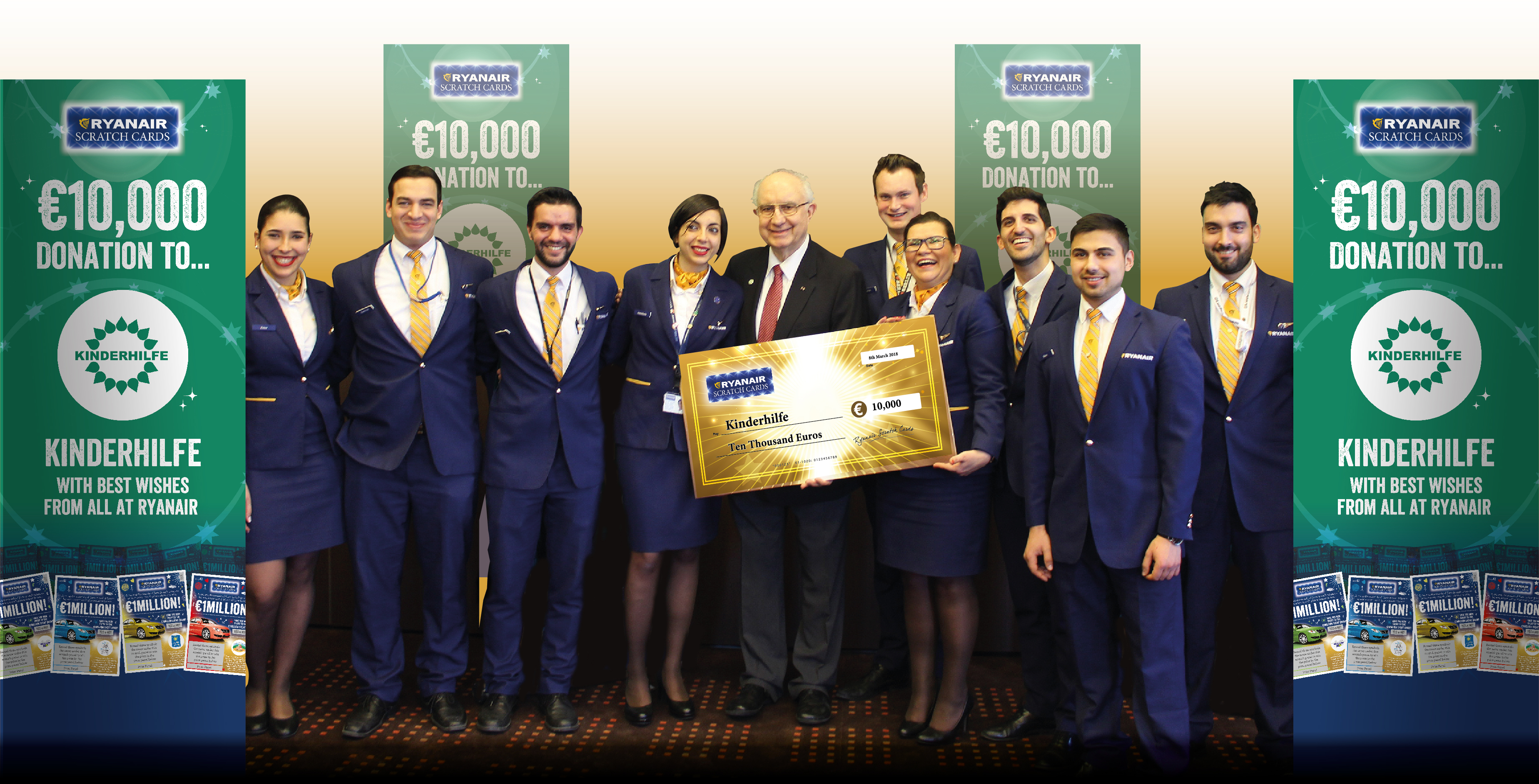 Ryanair Spendet 10.000 Euro An Verein Kinderhilfe