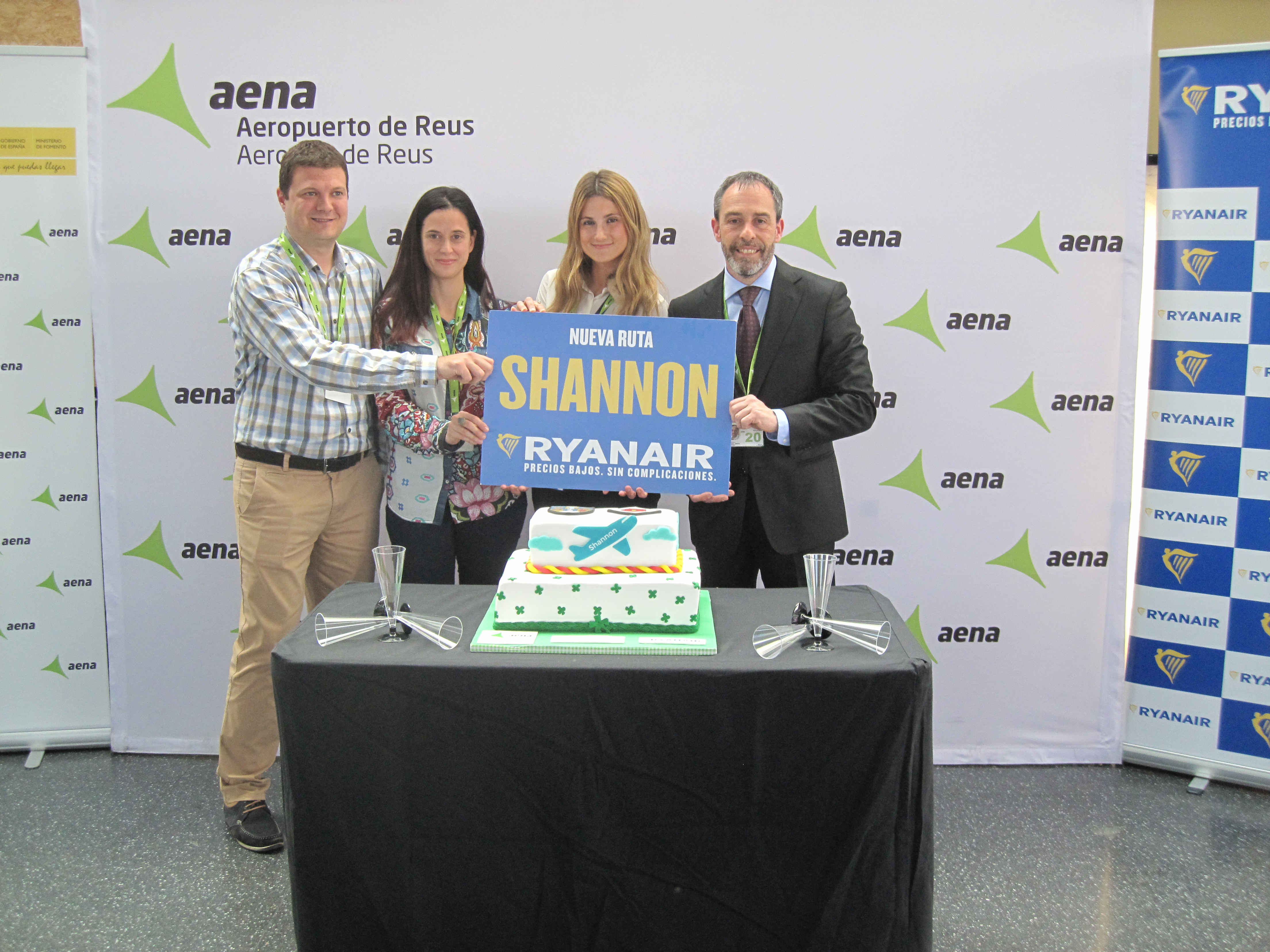 Ryanair Inaugura Su Nueva Ruta Entre Reus Y Shannon