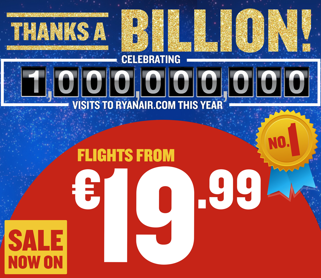 Ryanair Doboară 1 Miliard De Vizite Pe Platformă Într-Un An
