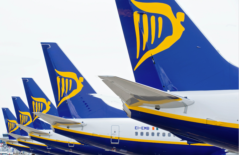 Ryanairs Januartrafik Vokser 11% Til 10,3 Mio. Kunder