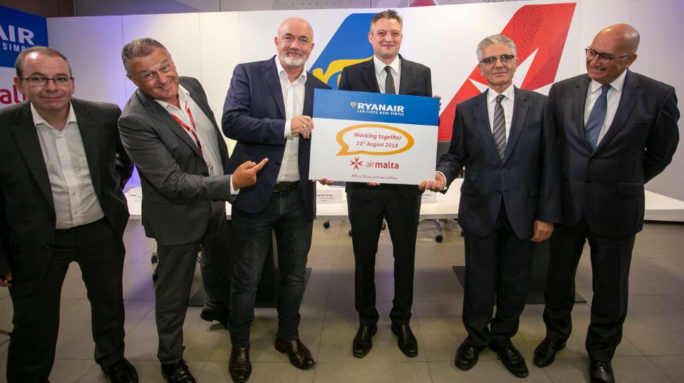 Ryanair Hjemmesiden Starter Med At Sælge Air Malta Afgange