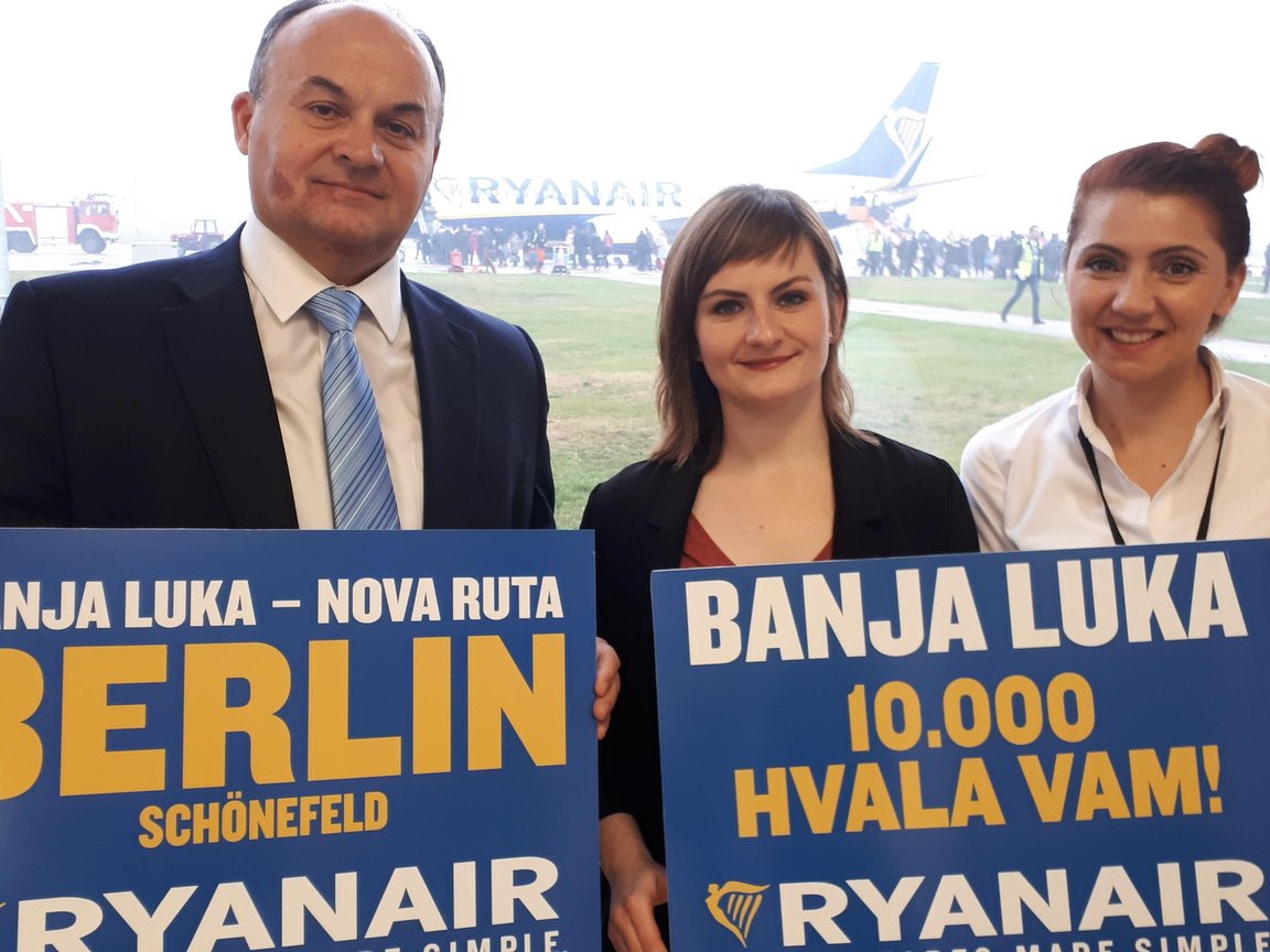 Ryanair Je Objavio Novi Ljetnji Raspored Za Banjaluku Za 2019-U Godinu