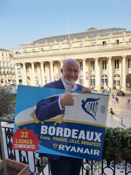 Ryanair Launches New Prague Route To Bordeaux For Winter 2019