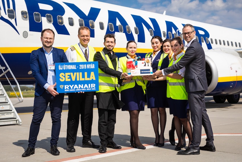 Ryanair’s First Budapest Flight to Seville Takes Off
