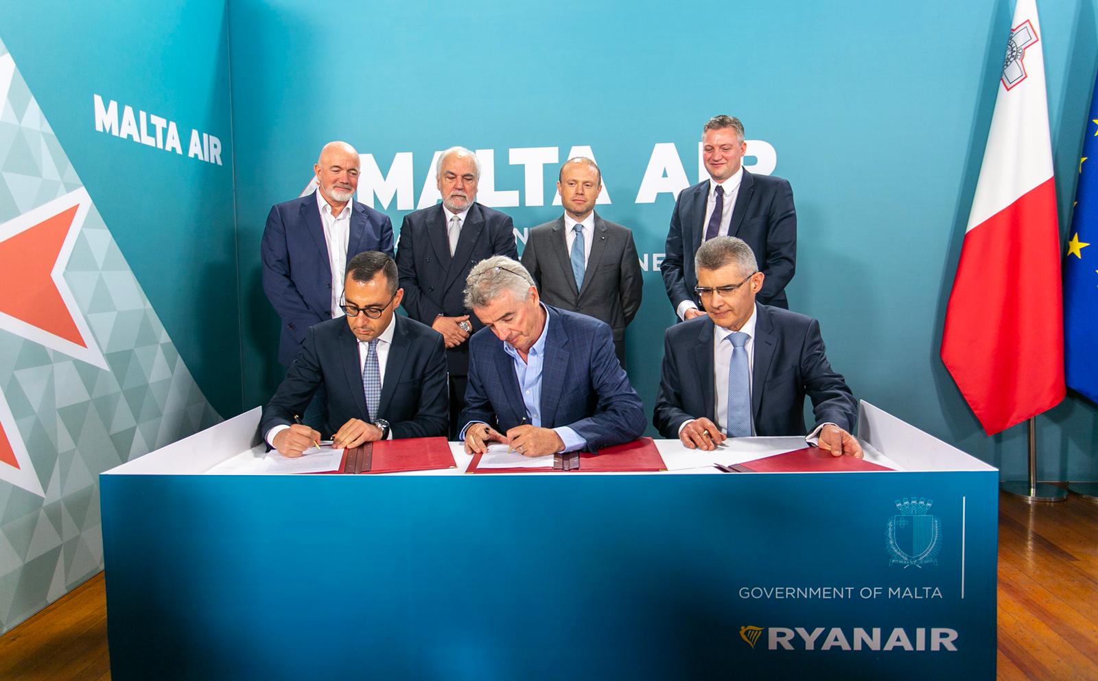 Ryanair To Invest In A Malta AOC Through Purchase Of Malta Air
