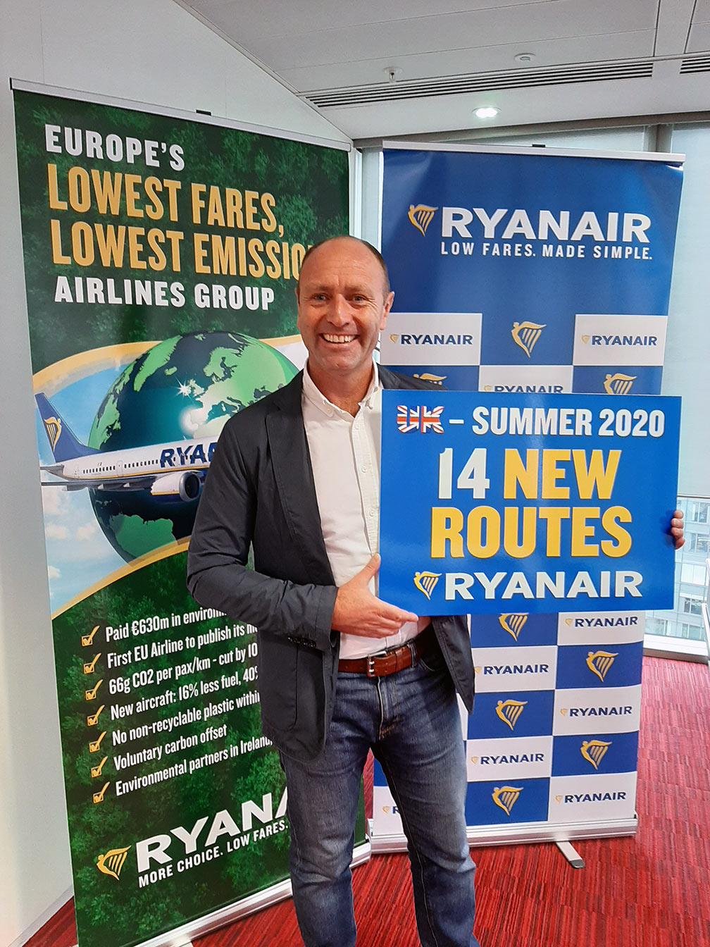 Ryanair Launches UK Summer 20 Schedule – More Than 500 Routes On Sale Now