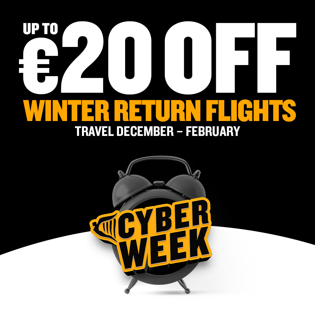 Ryanair’s ‘Cyber Week’ Sale Day 4: Up To €20 Off Return Flights For Winter