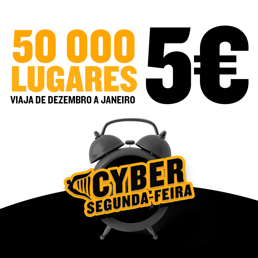 “CYBER MONDAY” DA RYANAIR: 50.000 ASSENTOS A PARTIR DE 5€