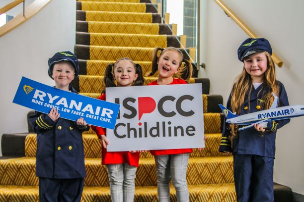 Ryanair’s Support Helps Make Childline Available 24 Hours Online