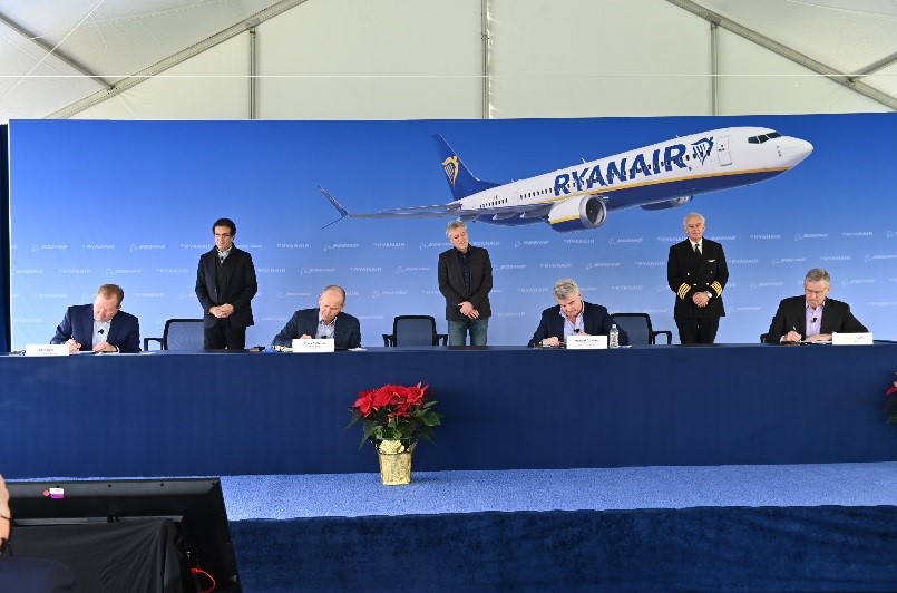 Ryanair Orders 75 Boeing Max-8200 Aircraft (210 In Total)