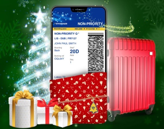 Les Cartes-Cadeaux De Ryanair Ont Atterri Offrez Un Voyage Comme Cadeau À Noël