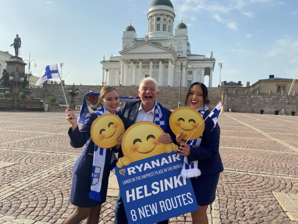 Ryanair Laajentaa Tarjontaansa Suomessa Yhdeksällä Uudella Reitillä Talvikaudella 21-22