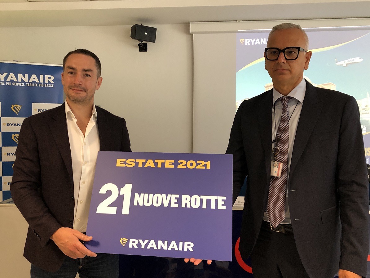 Ryanair Lancia L’operativo 2021 Per La Ripresa Sulla Puglia