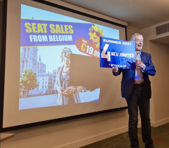 Ryanair Launches Its Summer 2021 Covid Recovery Schedule For Belgium