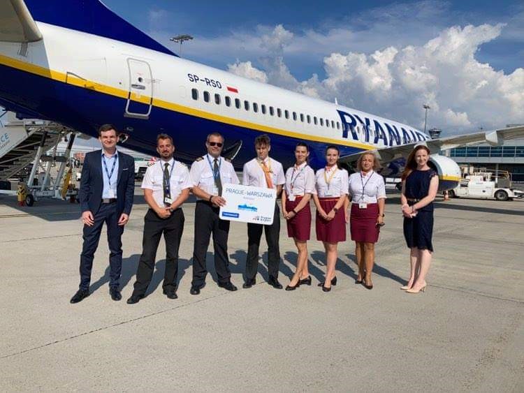 Ryanair Launches Prague – Warsaw Route As Part Of S’21 Schedule