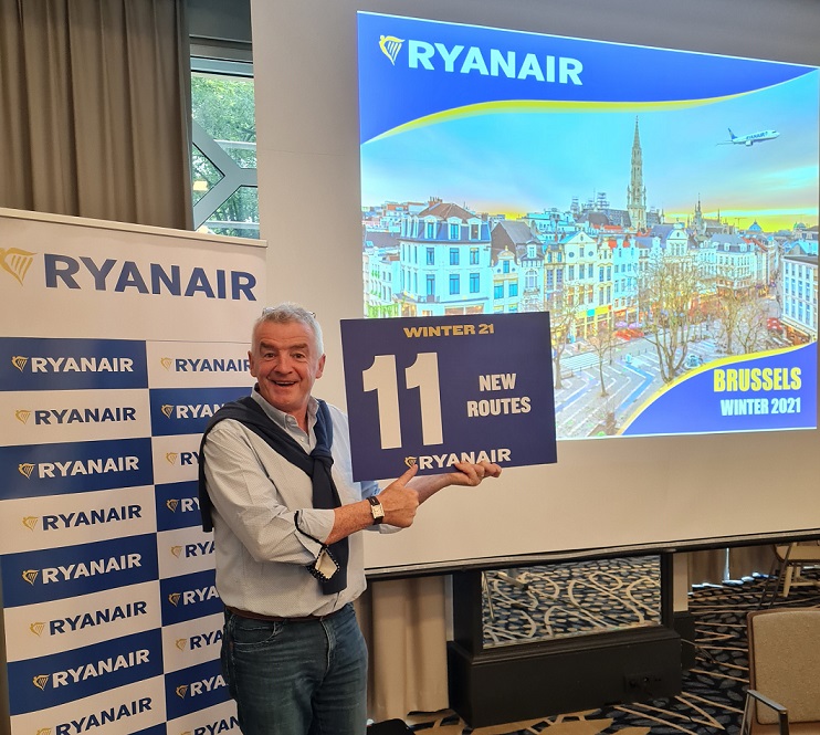 Ryanair Annonce Son Programme Hiver 2021/22 Belgique