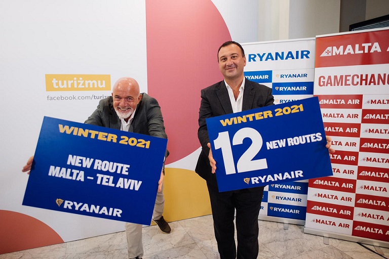 Ryanair Launches Its First Ever Malta-Israel Route This Winter