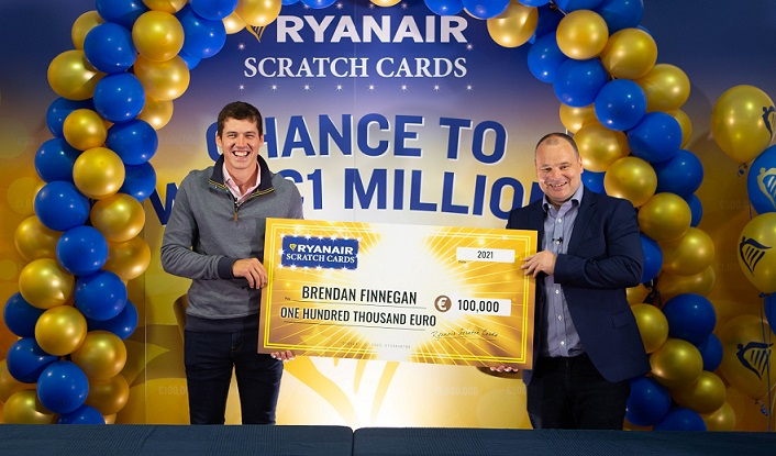 Lucky Ryanair Customer Wins €100,000