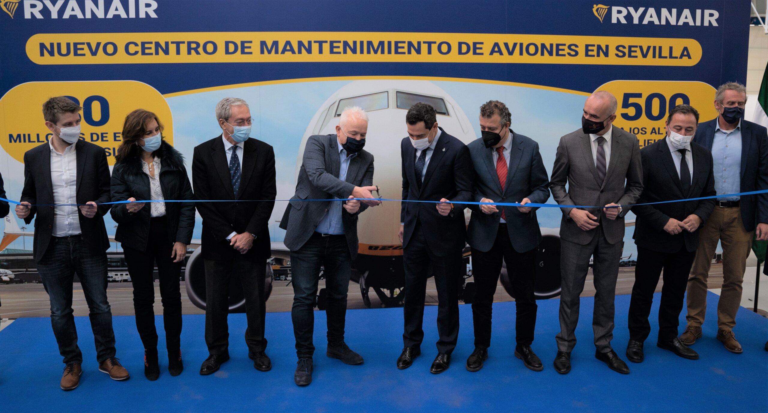 Ryanair Opens New Aircraft Maintenance Facility In Seville