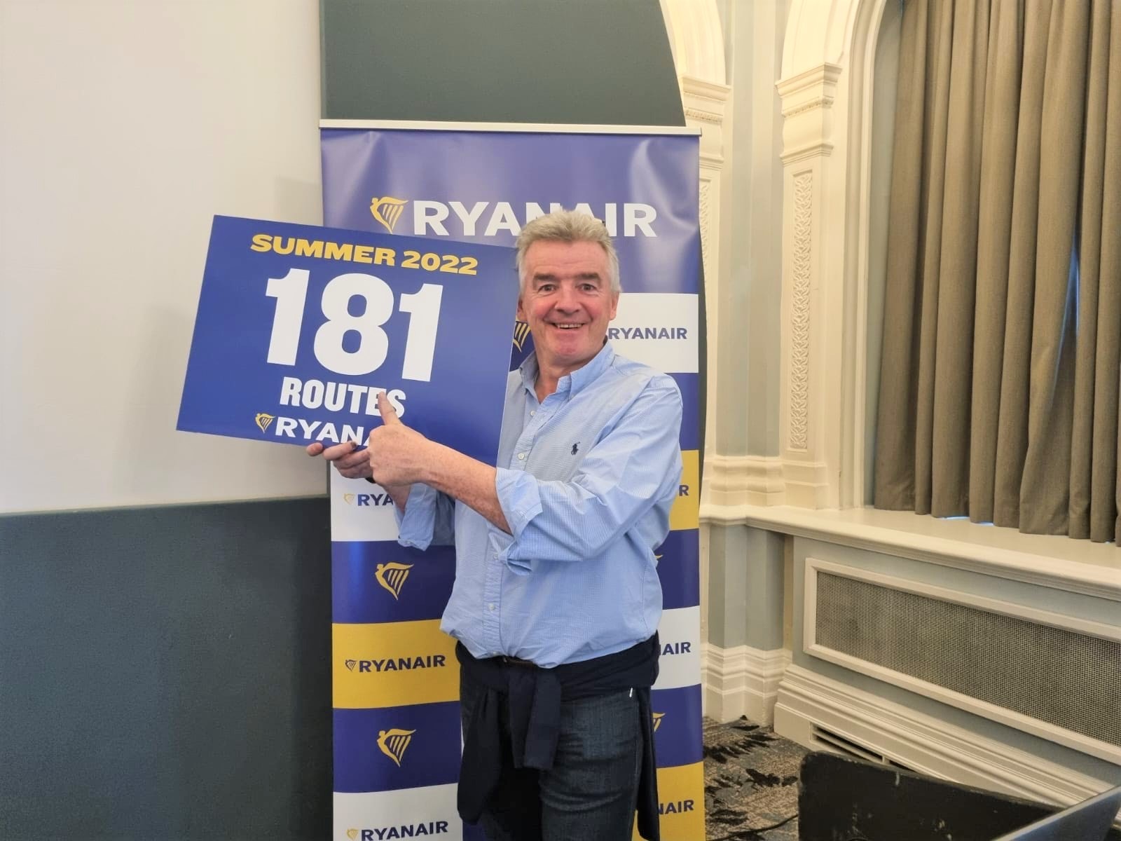Ryanair Unveils Record London S2022 Schedule (181 Routes)