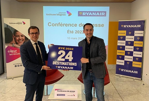 Ryanair Dévoile Son Programme Record À Toulouse