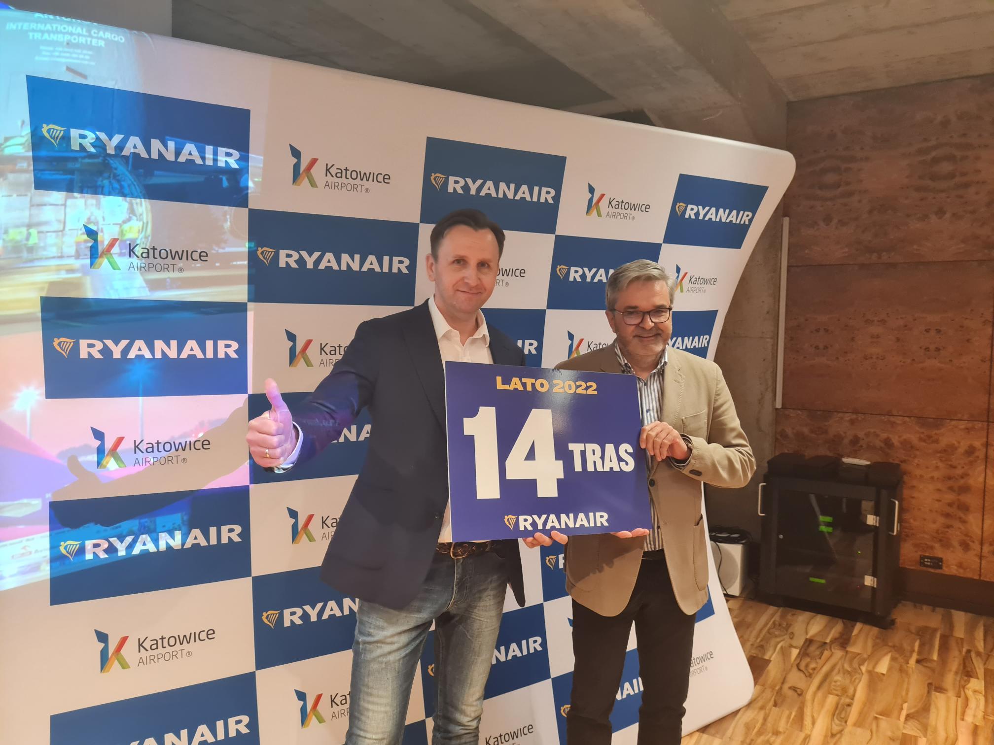 Ryanair Świętuje 15-Lecie Operacji W Katowice Airport I Ogłasza Największy W Historii Rozkład Lotów Na Lato 2022