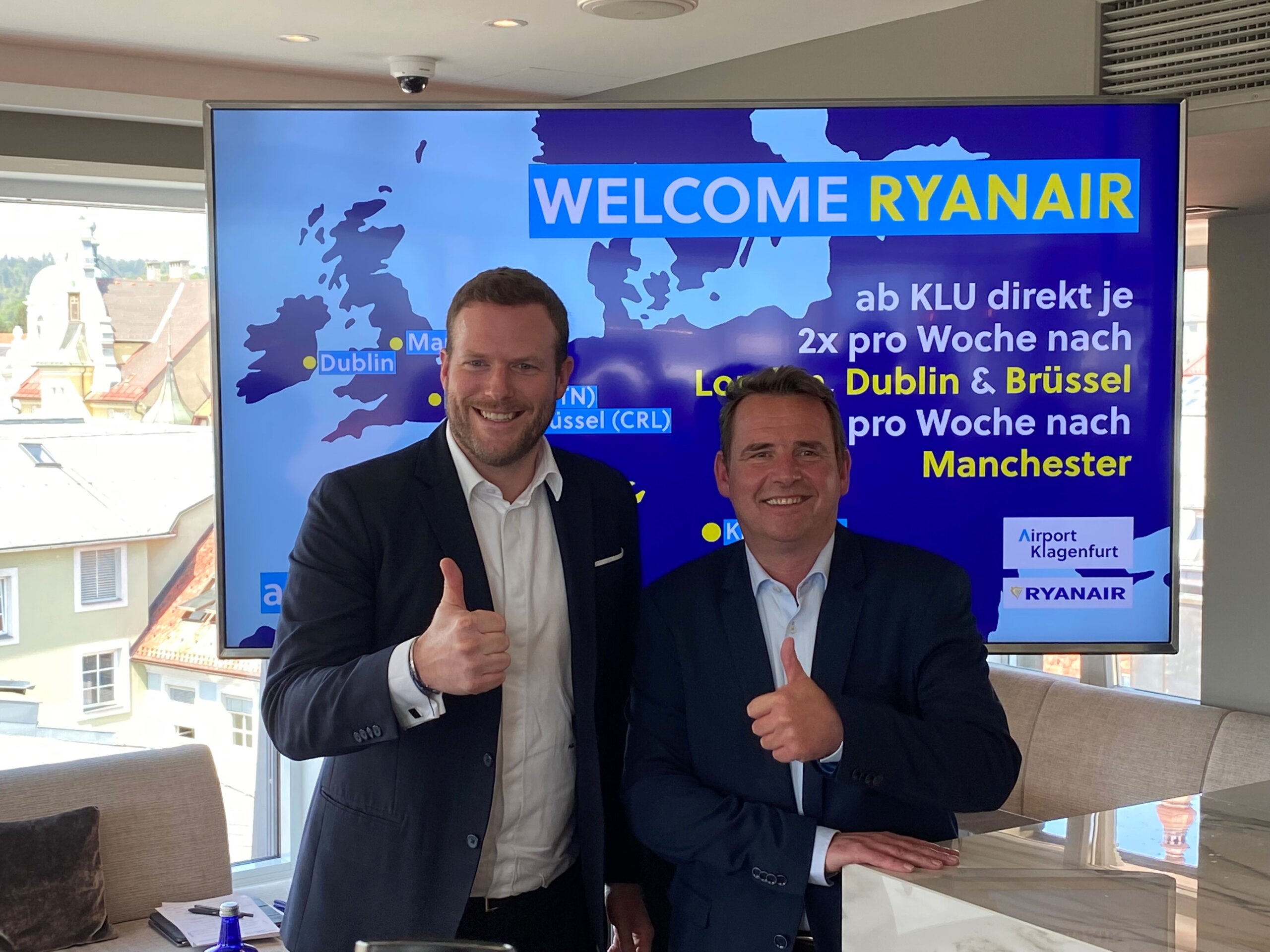 Ryanair Hebt Vom Flughafen Klagenfurt Ab