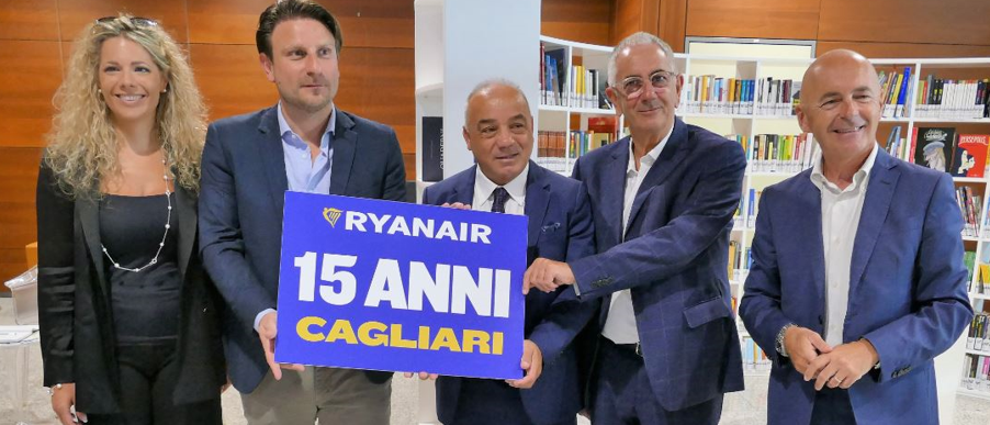 Ryanair Celebra Il Quindicesimo Anniversario A Cagliari Con Un Trend Positivo Delle Prenotazioni Estive