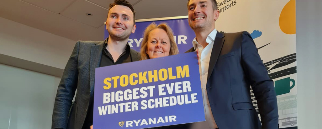 Ryanair Medger Sitt Största Svenska Vinterschema Någonsin