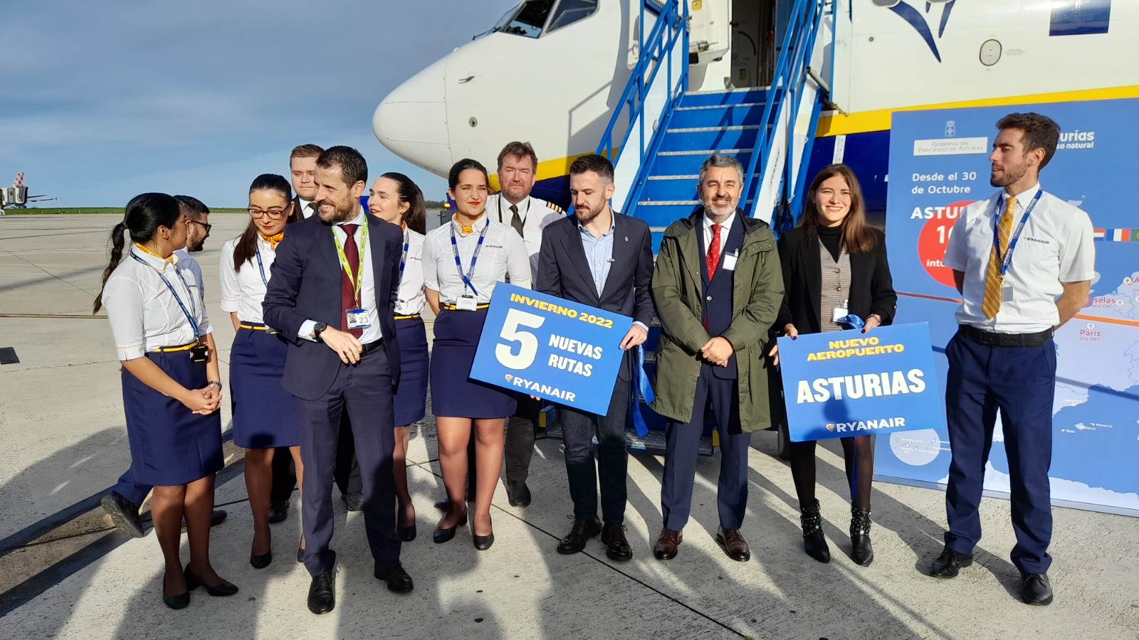 Ryanair Despega De Asturias Para El Invierno’22 5 Nuevas Rutas Internacionales