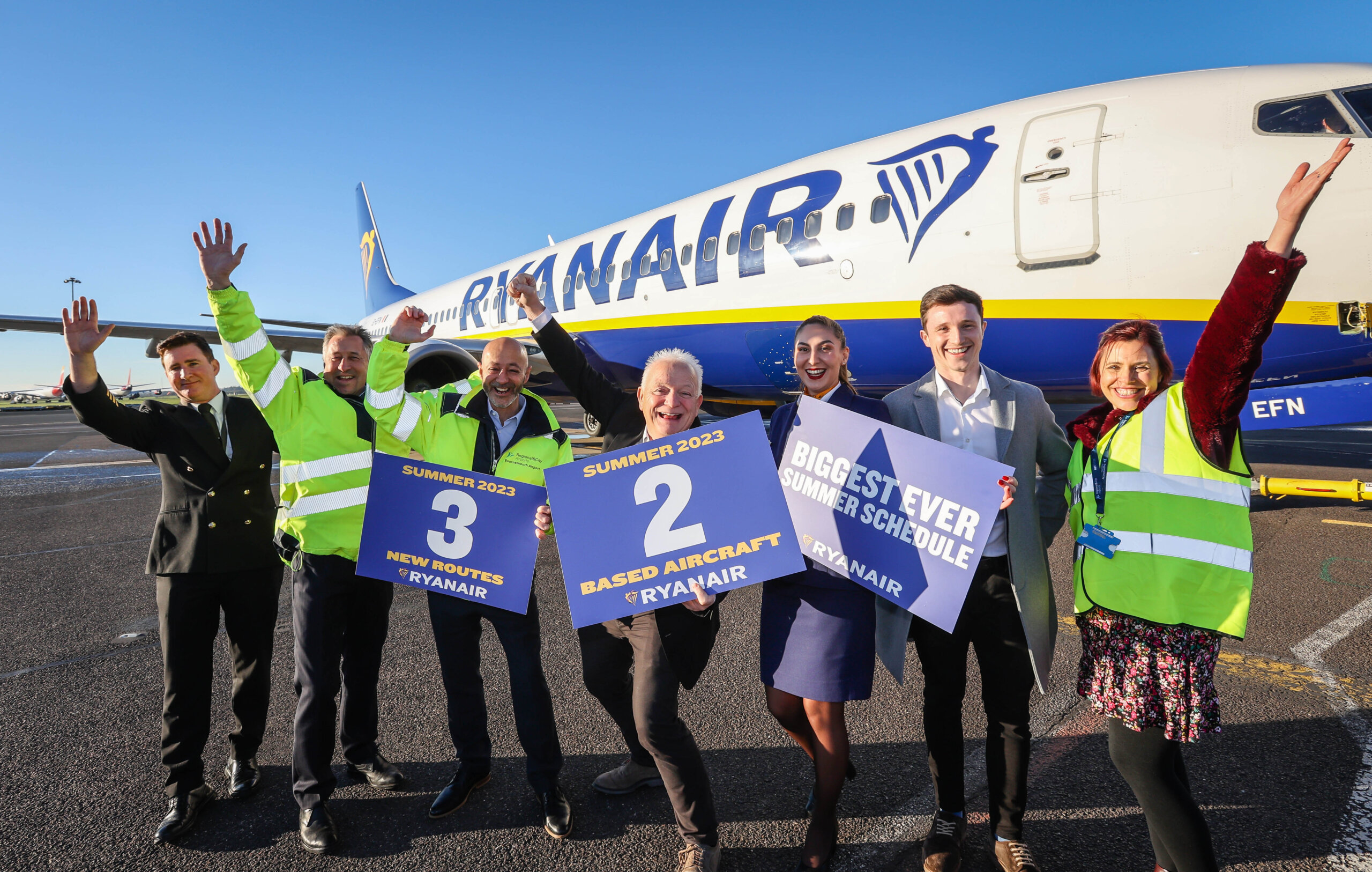RYANAIR ANNOUNCES BIGGEST EVER BOURNEMOUTH SCHEDULE FOR SUMMER ‘23