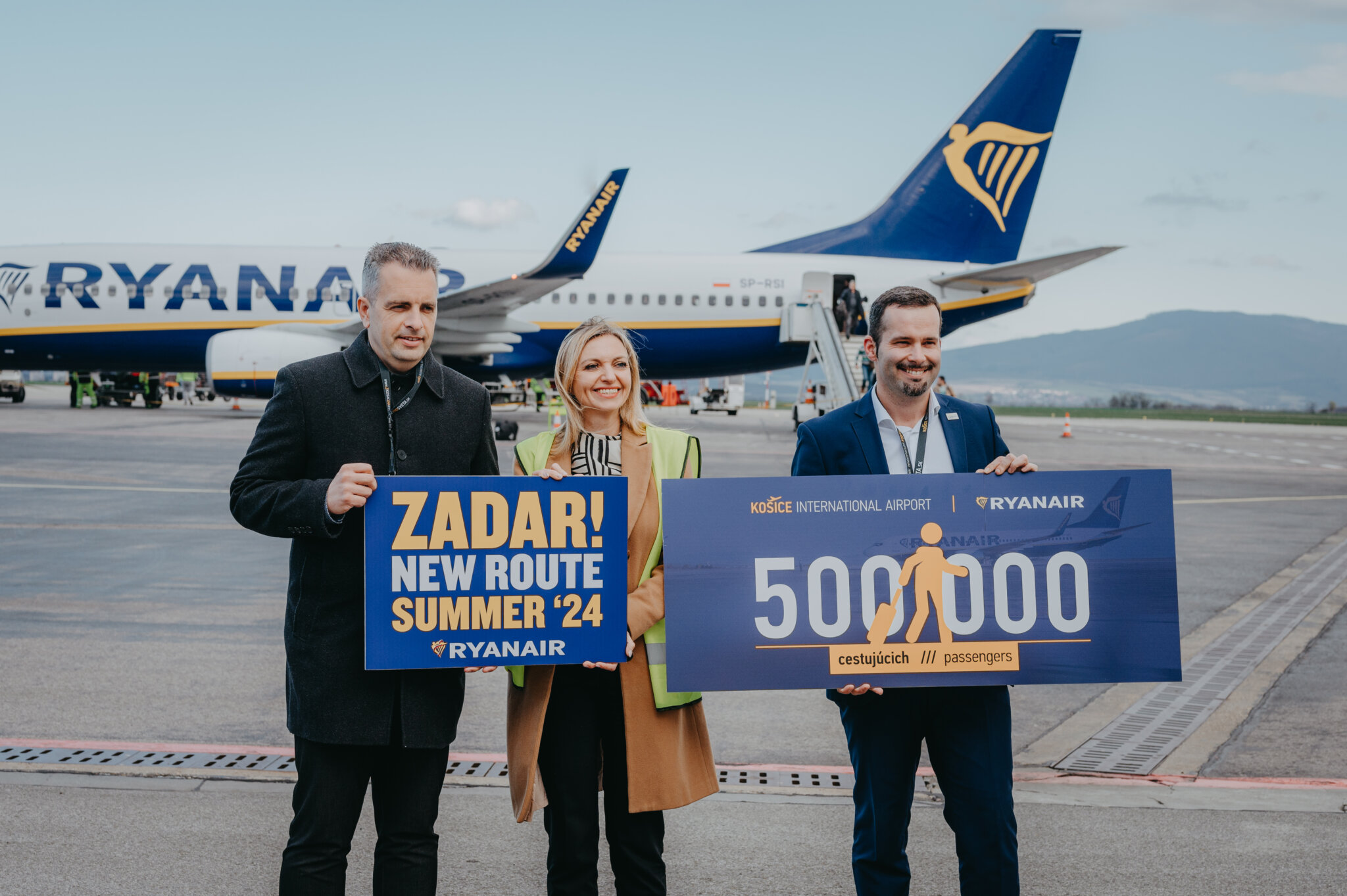 RYANAIR CELEBRATES 0.5M PASSENGERS MILESTONE IN KOŠICE WITH LAUNCH OF