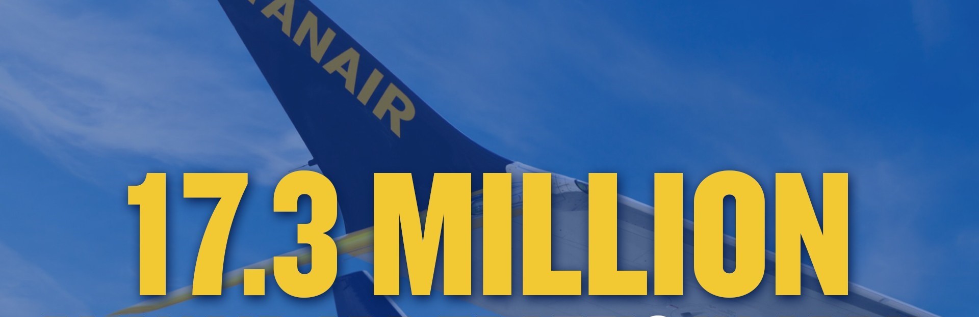 RYANAIR APR TRAFFIC GROWS 8% TO 17.3M GUESTS