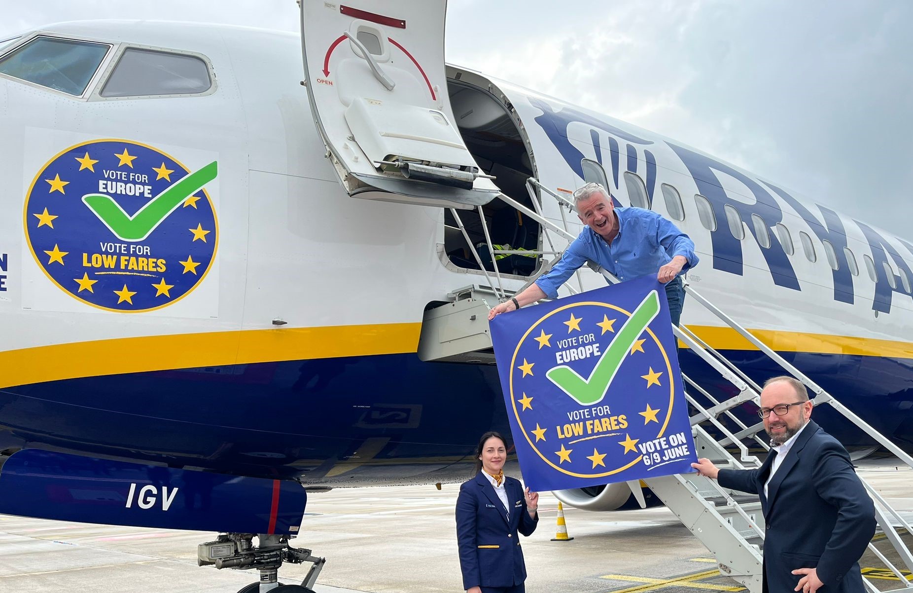 RYANAIR ENCOURAGES ALL EU CITIZENS TO VOTE IN THE EU ELECTIONS ON 6 – 9 JUNE
