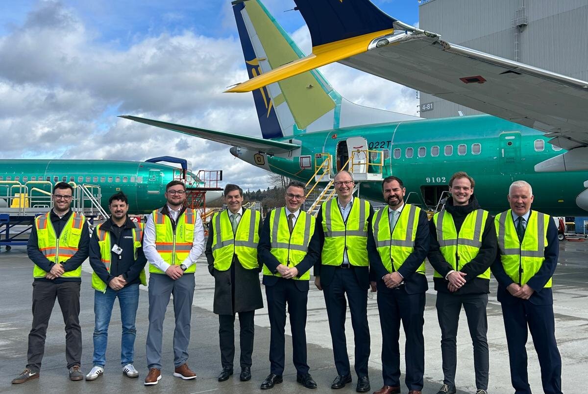 MINISTER O’DONOVAN MEETS RYANAIR & BOEING TEAMS IN SEATTLE