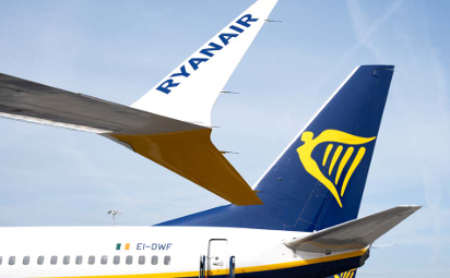 RYANAIR ADDS OVER 15,600 EXTRA SEATS TO/FROM EAST MIDLANDS FOR CHRISTMAS 2025