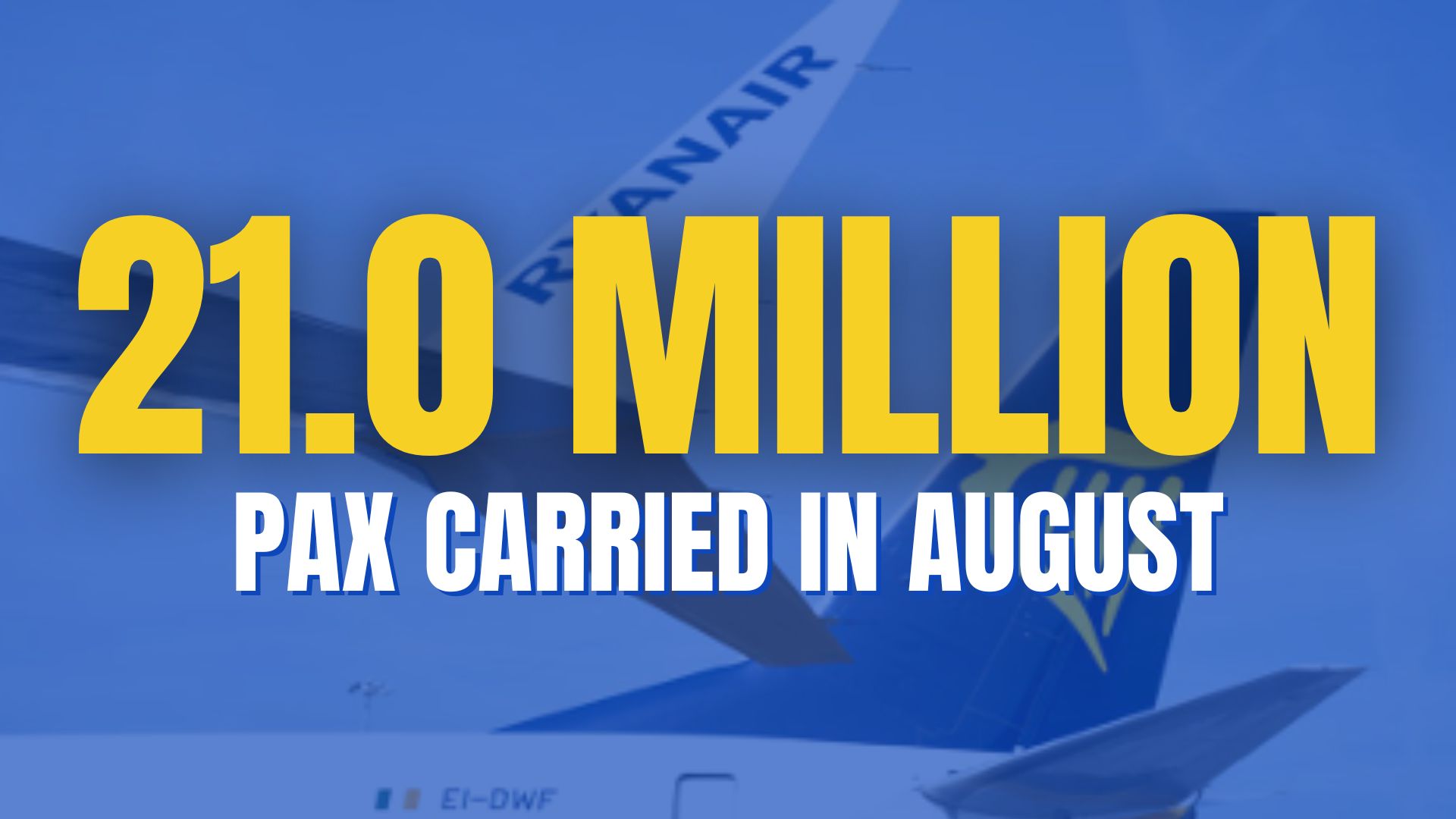 RYANAIR AUGUST TRAFFIC GROWS 2%