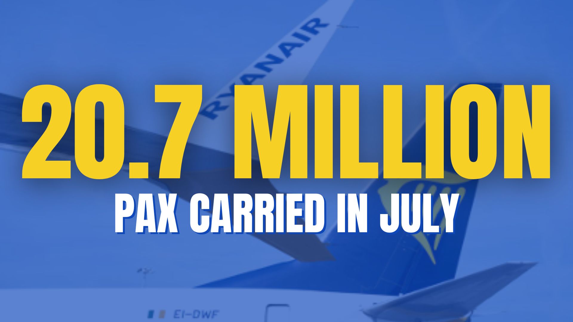 RYANAIR JULY TRAFFIC GROWS 3%