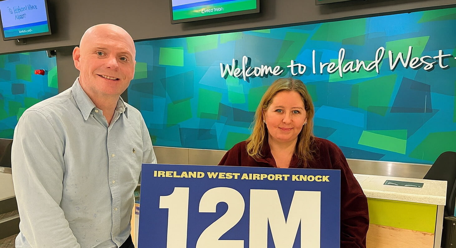 RYANAIR CARRIES 12 MILLION PASSENGERS THROUGH IRELAND WEST AIRPORT KNOCK