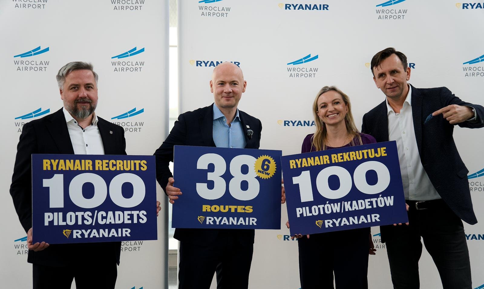 RYANAIR ANNOUNCES ITS 2025 WINTER FLIGHT SCHEDULE FOR WROCŁAW