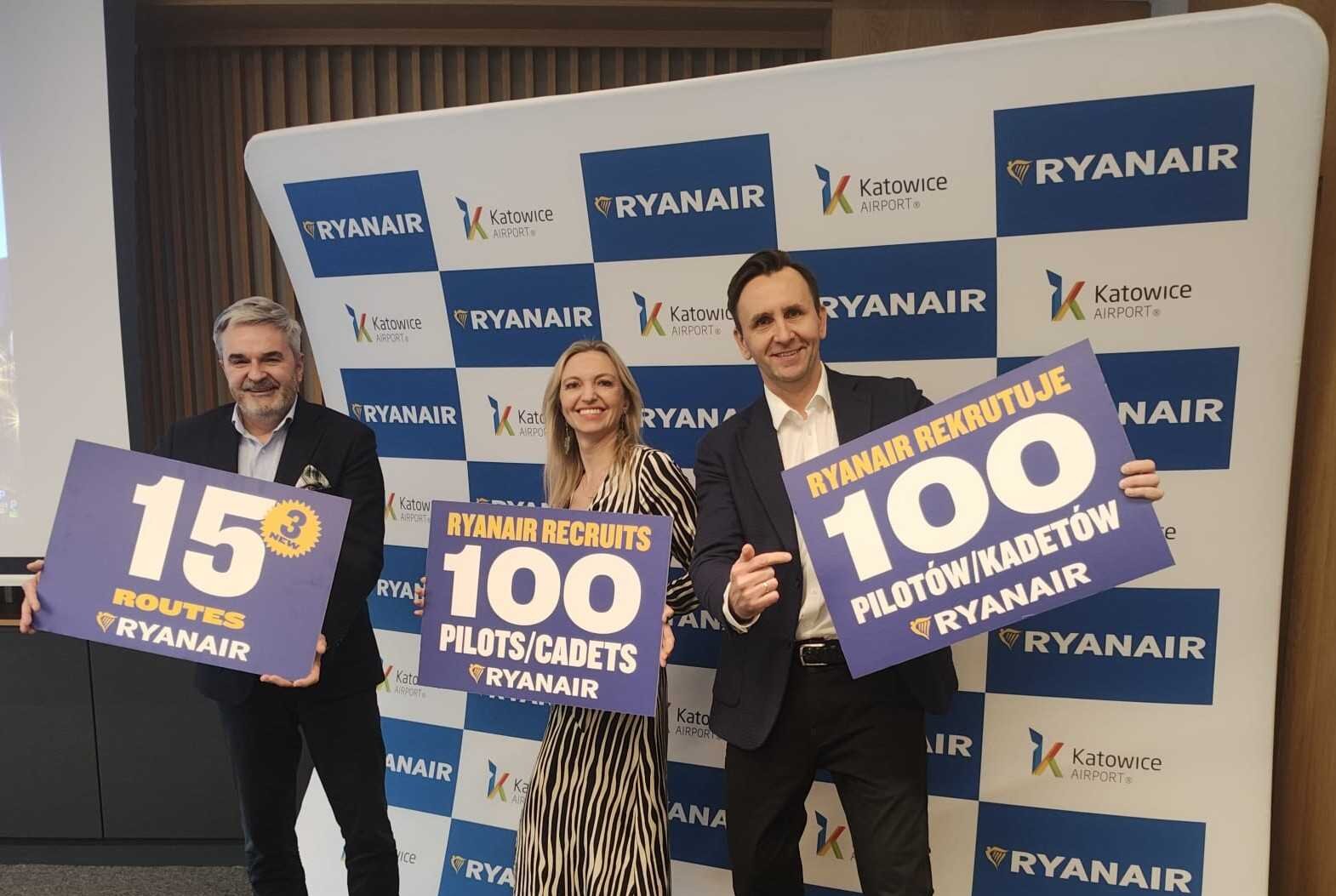 RYANAIR ANNOUNCES ITS 2025 WINTER FLIGHT SCHEDULE FOR KATOWICE