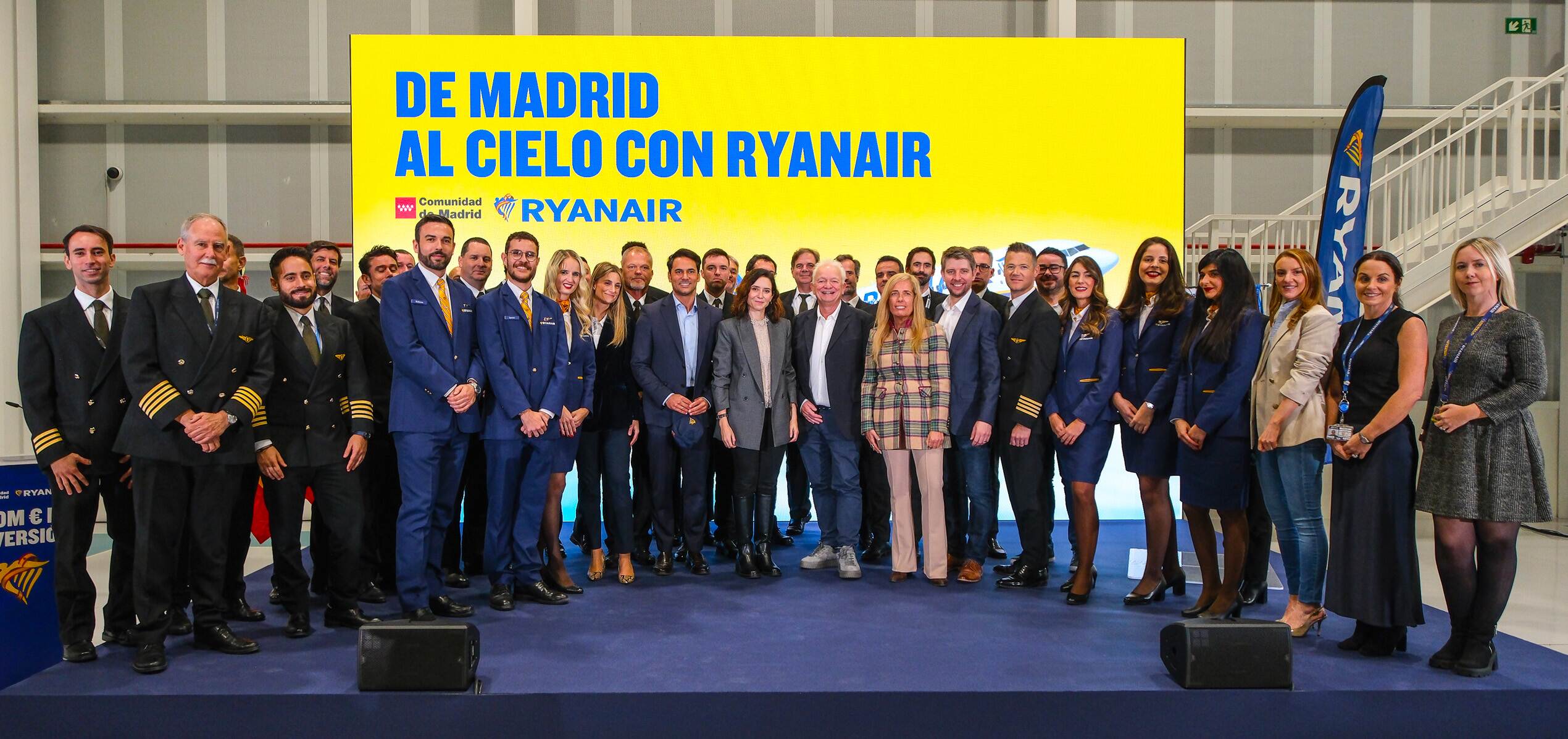 RYANAIR INAUGURA EN MADRID UN CENTRO DE FORMACIÓN DE TRIPULACIONES DE 130 MILLONES DE EUROS 