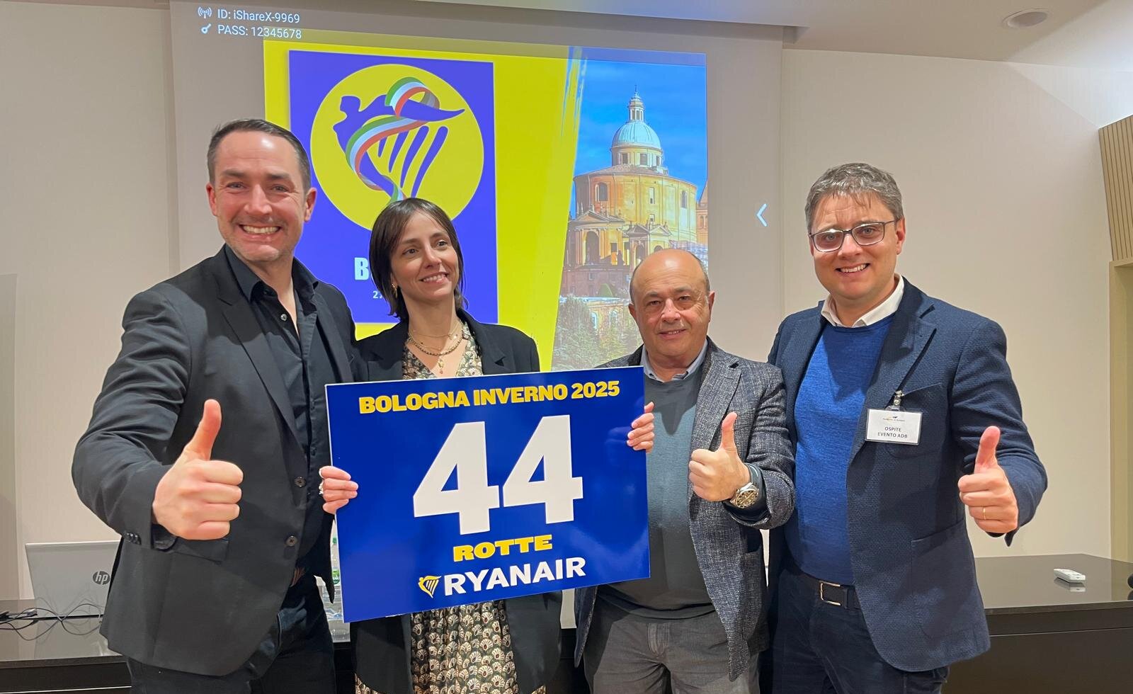 RYANAIR LAUNCHES WINTER ‘25 SCHEDULE FOR BOLOGNA