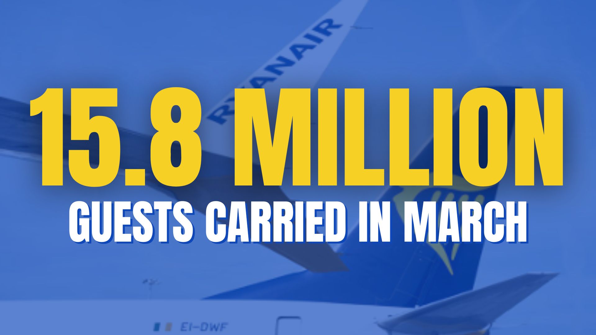 RYANAIR MAR TRAFFIC GROWS 5%
